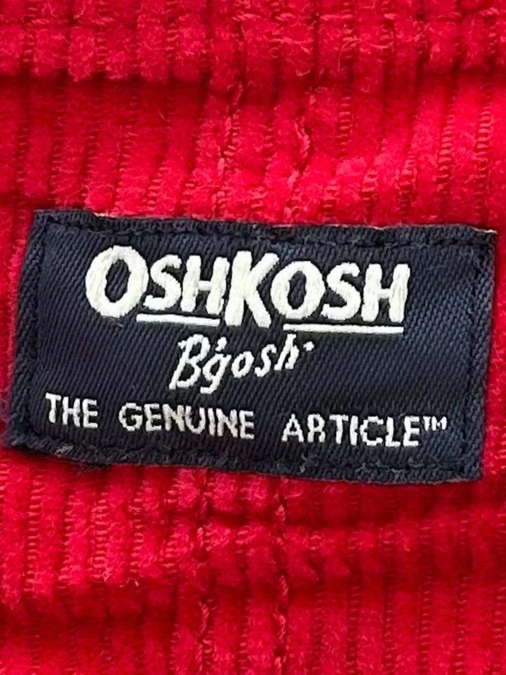 OshKosh B'gosh Red Corduroy Overalls for Kids